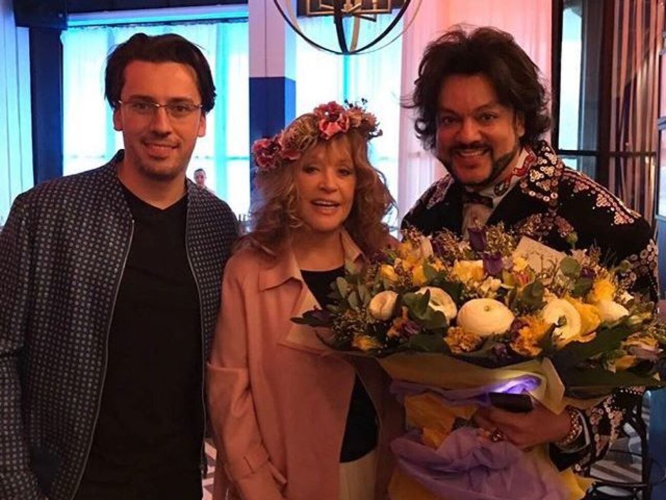 Кіркоров (на фото праворуч): Весна красна &ndash; Алла прекрасна!