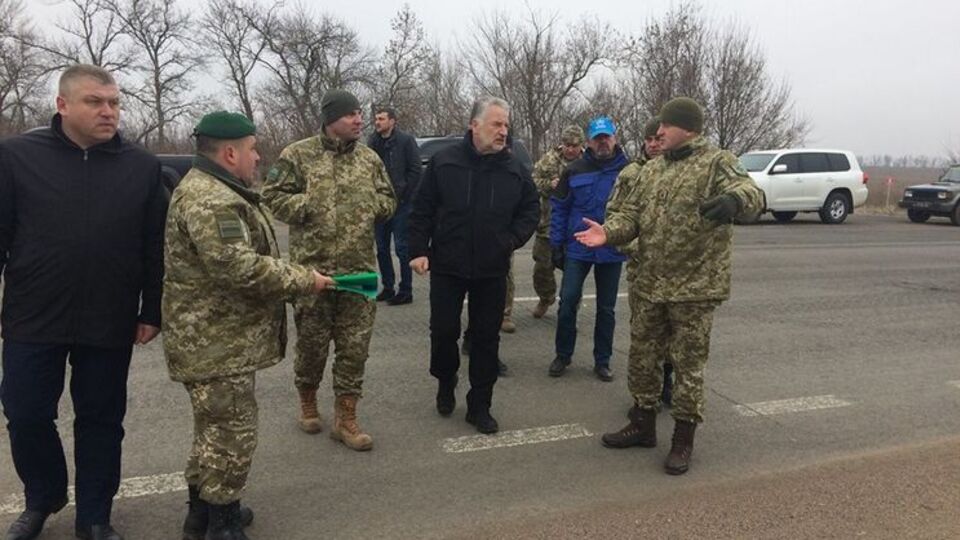 Жебрівський: Виїжджали на місце розташування майбутнього КПВВ