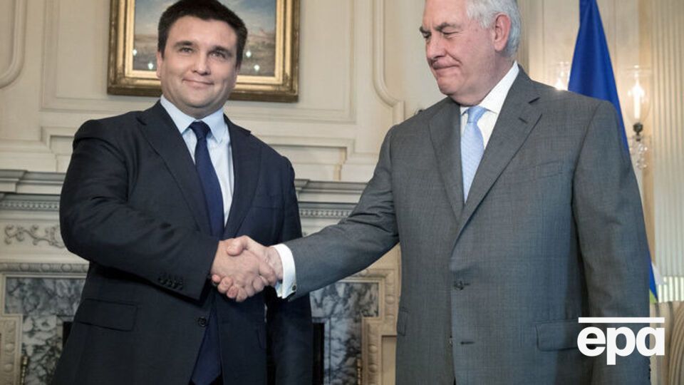 Клімкін на зустрічі з Тіллерсоном у Вашингтоні