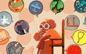 Дудл посвящен Международному женскому дню