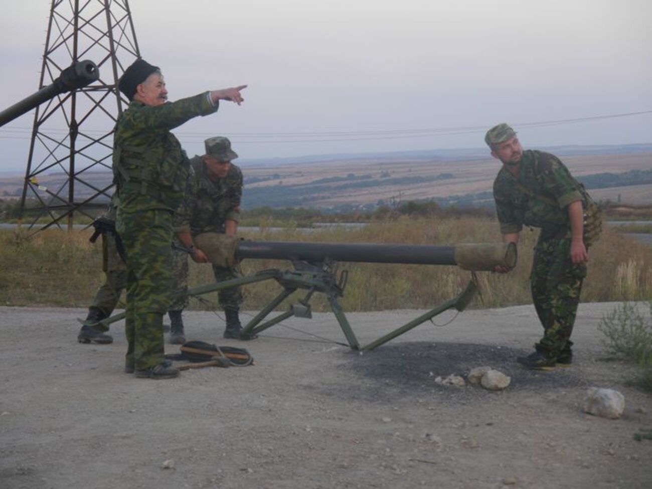 Козицын (слева) командовал отрядом террористов "Всевеликое войско Донское"