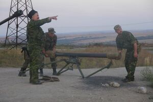 Козицын (слева) командовал отрядом террористов "Всевеликое войско Донское"