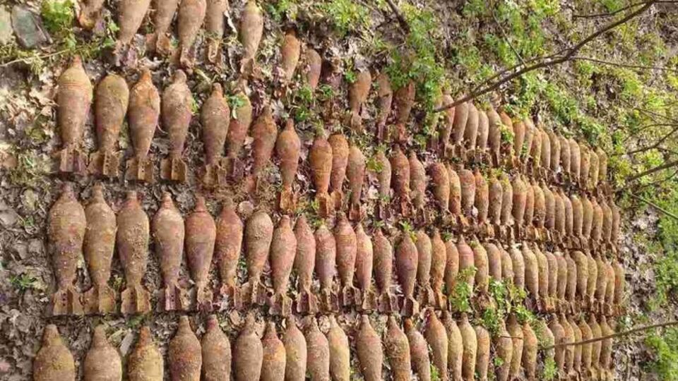 У Києві рятувальники виявили та знешкодили 119 мін часів Другої світової війни. Фоторепортаж