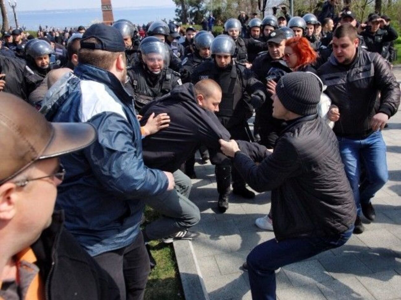 В Одесі стався конфлікт між активістами патріотичних організацій і представниками проросійських сил