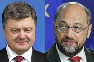 Порошенко провел с Шульцем телефонный разговор