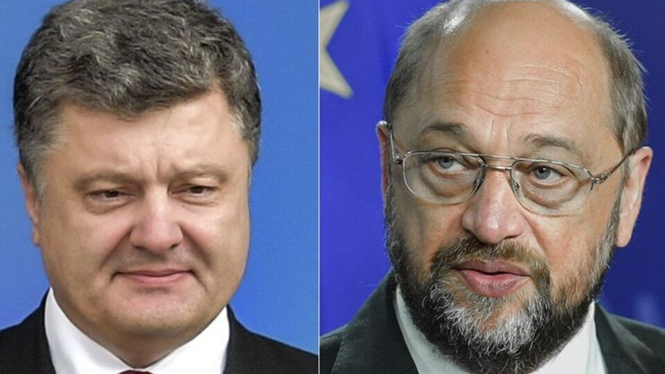 Порошенко провел с Шульцем телефонный разговор