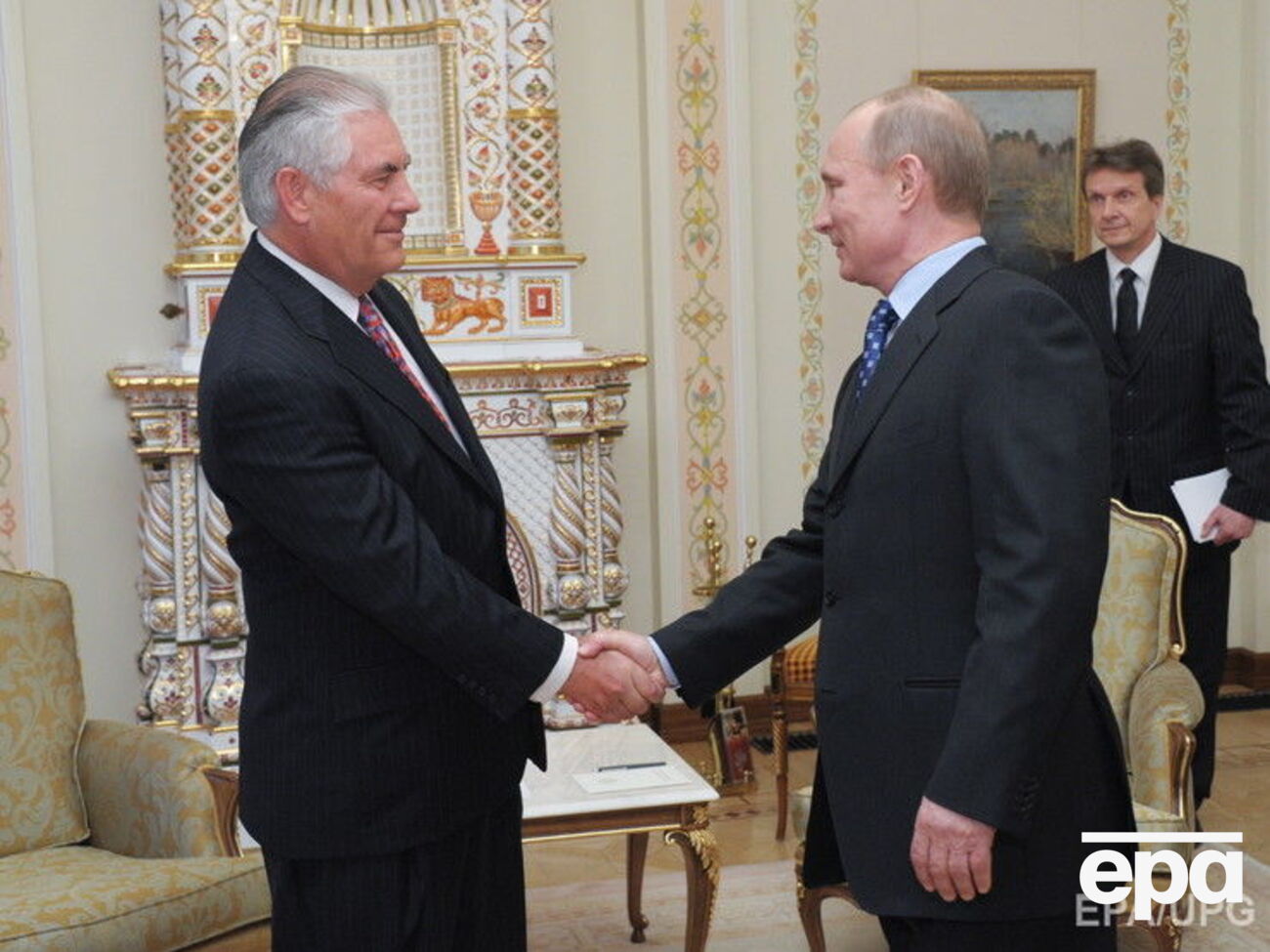 Тіллерсон зустрічався з Путіним у квітні 2012 року, коли був головою компанії Exxon Mobile