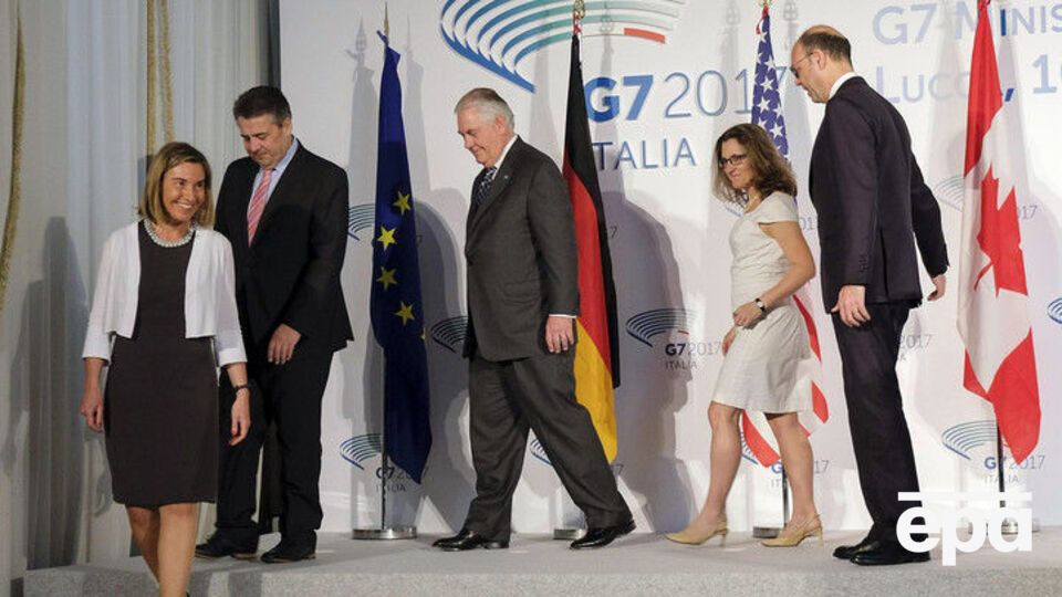 Голови зовнішньополітичних відомств G7 і ЄС завершили саміт в Італії