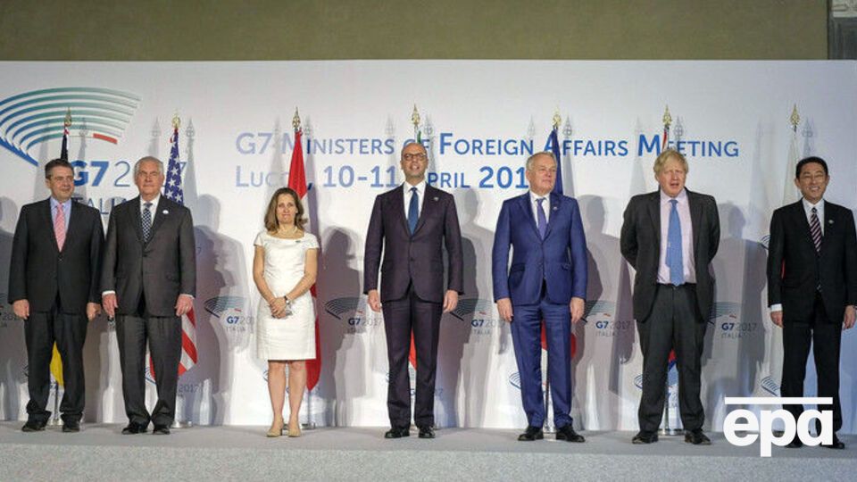 Министры G7 призвали Кремль повлиять на Асада