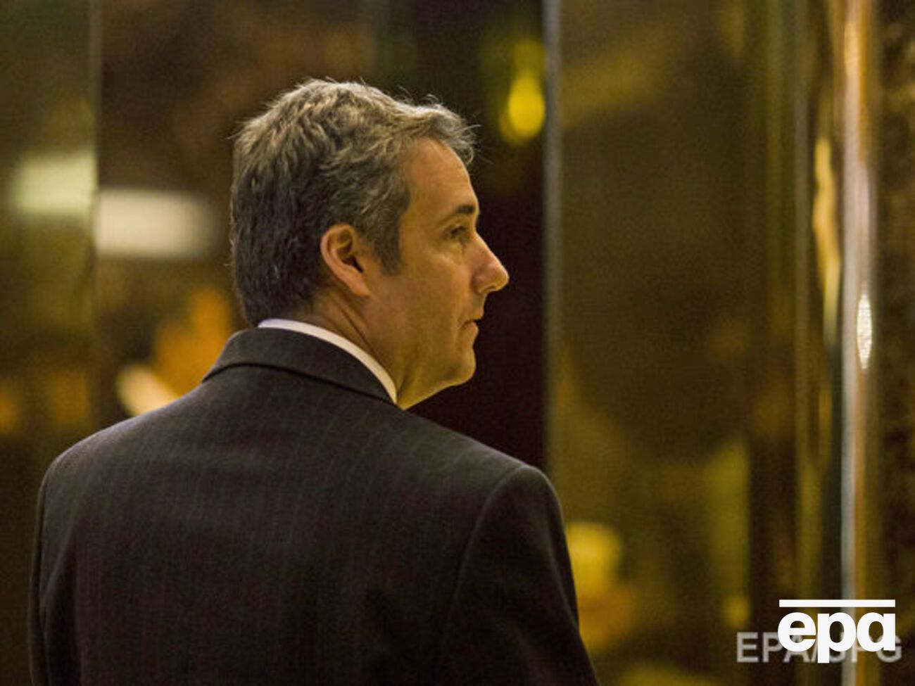 Michael Cohen in Trump Tower in Manhattan on January 12, 2017