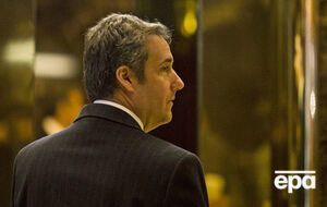 Michael Cohen in Trump Tower in Manhattan on January 12, 2017