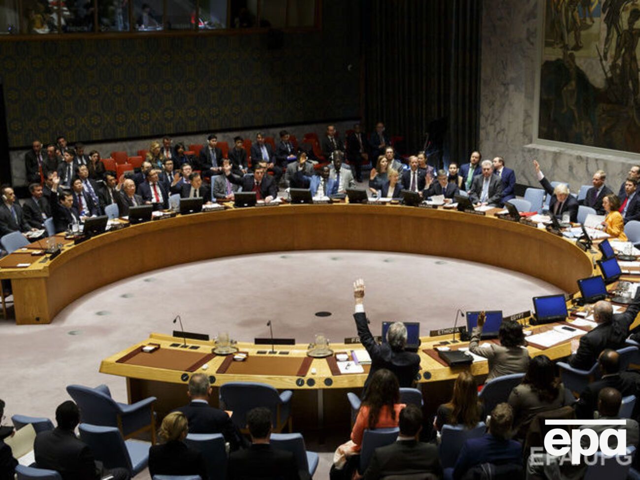 Россия воспользовалась правом вето на заседании Совбеза ООН