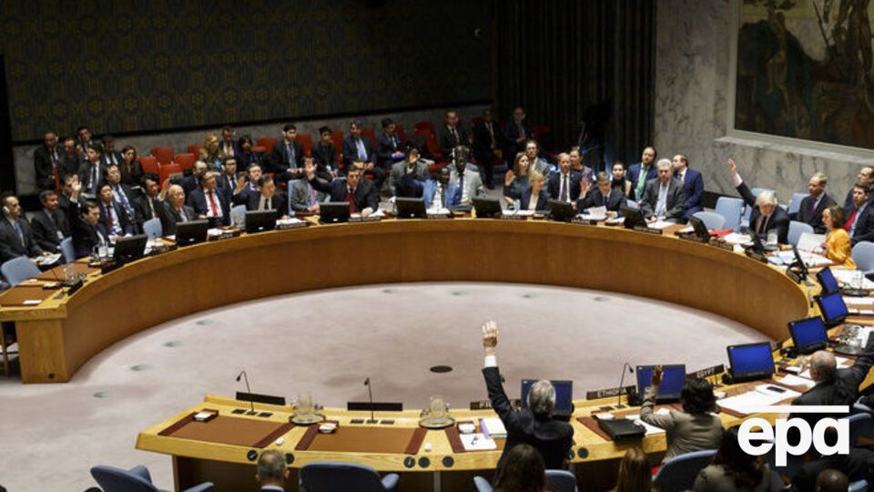Росія скористалася правом вето на засіданні Радбезу ООН