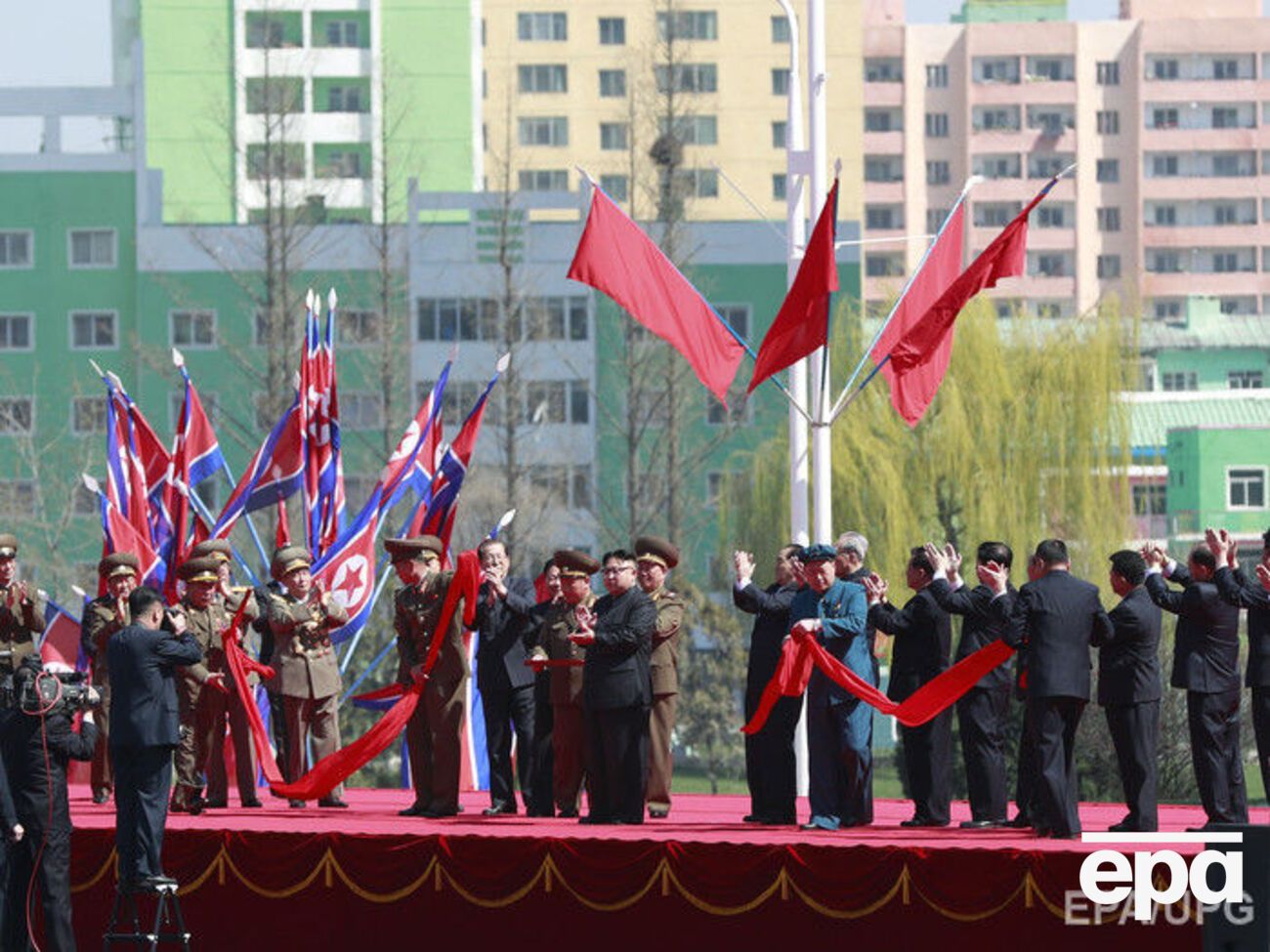 Ким Чен Ын на церемонии не произнес ни слова