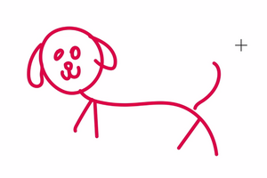 Специальный алгоритм дополняет "сырой" эскиз пользователя