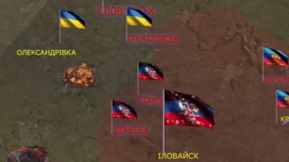 За допомогою інфографіки й архівних відео показали всі етапи війни на сході