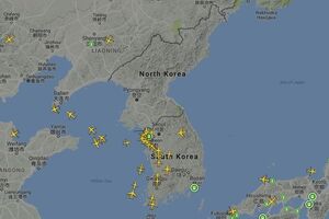 Над КНДР спостерігається безполітна зона