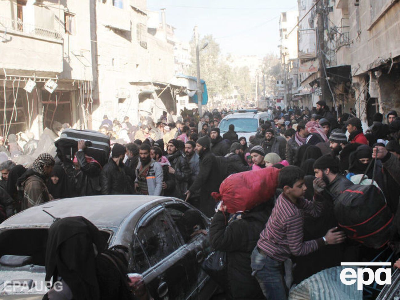 Вибух стався поряд із біженцями, евакуйованими з Алеппо