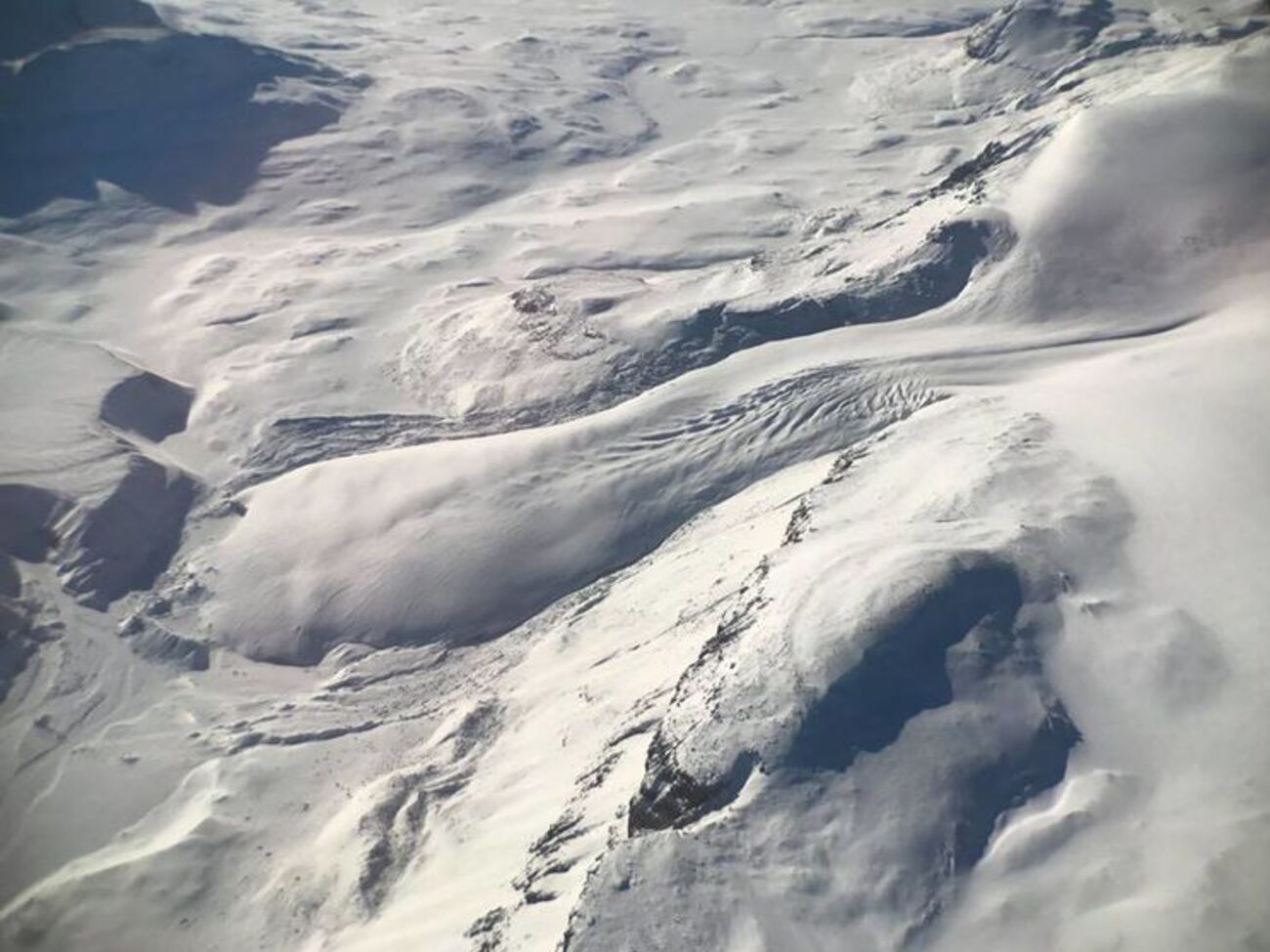 В леднике Гренландии нашли трещину