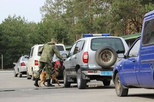 Собак тестували на пошук зброї в транспорті