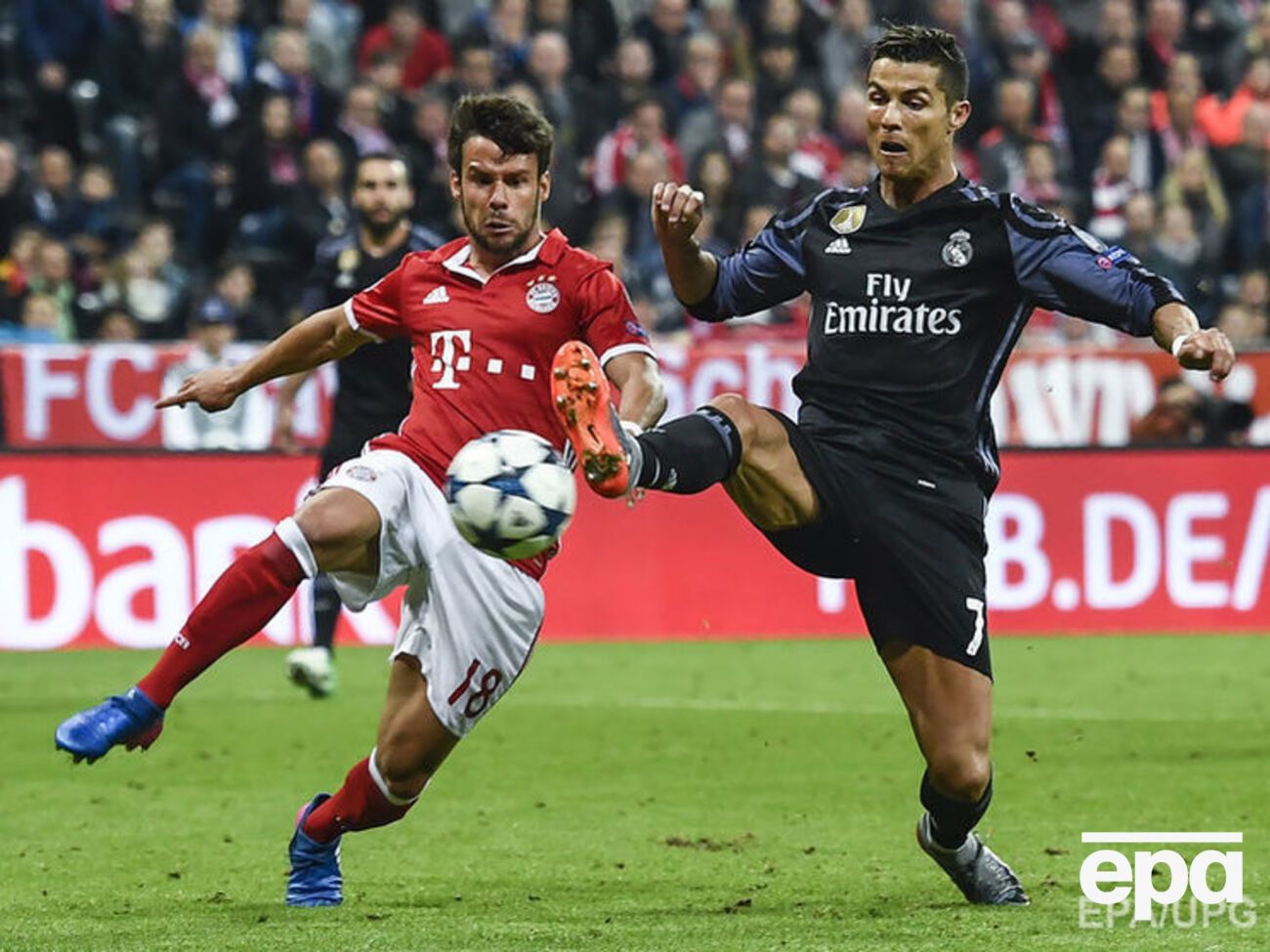 "Реал" в первом матче выиграл со счетом 2:1 благодаря двум голам Роналду