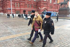 Первое задержание в Москве