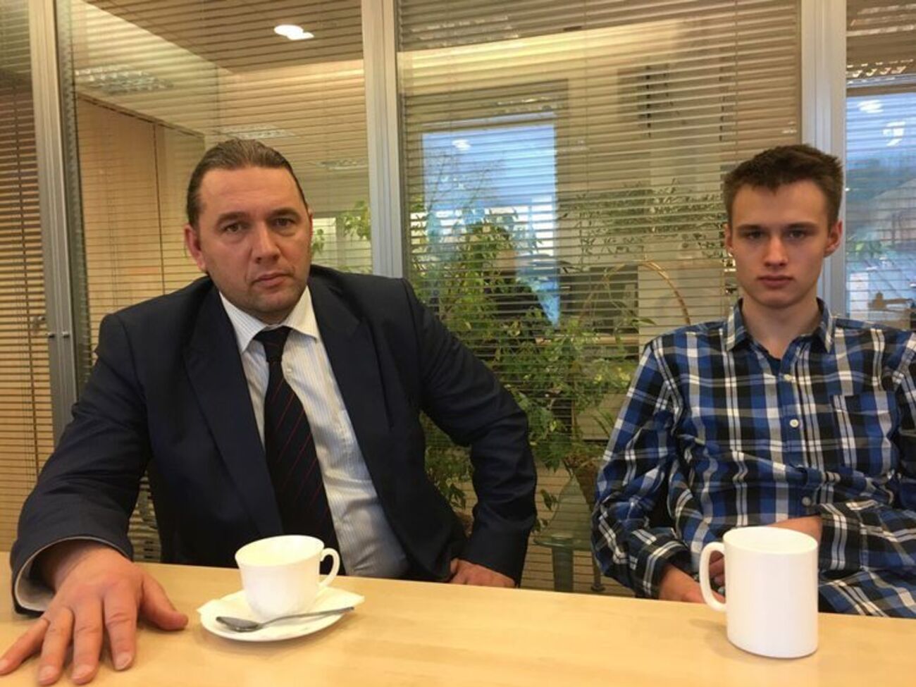 Максим Шингаркін та його син Роман