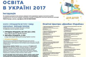 Для абитуриентов будут работать образовательные центры "Донбасс-Украина" и "Крым-Украина"