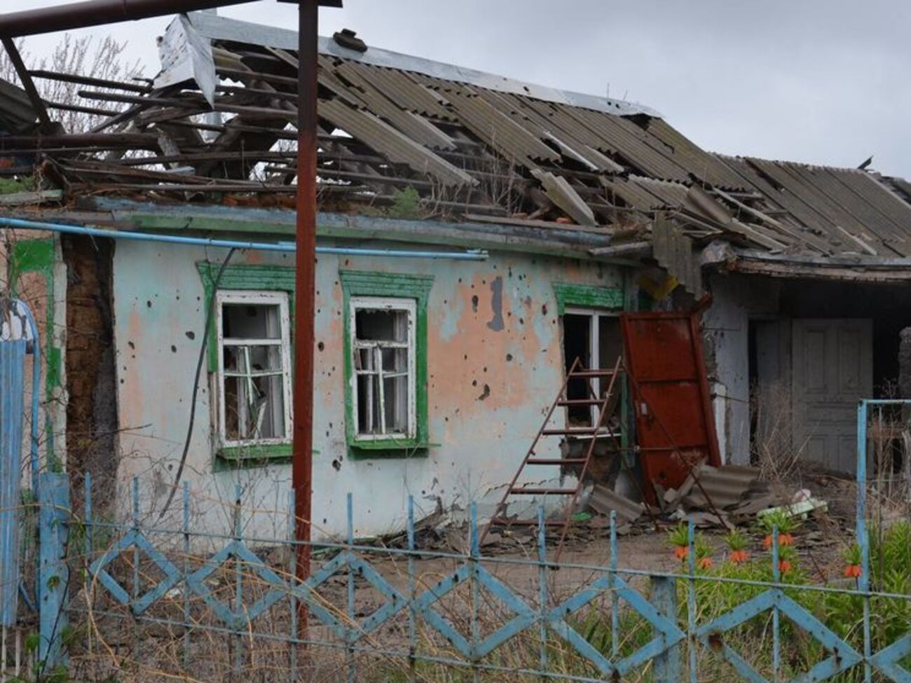 Широкино уже практически разрушено