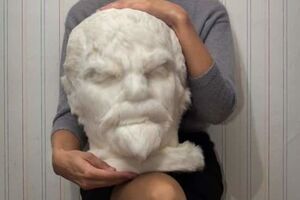 Художница и ее произведение