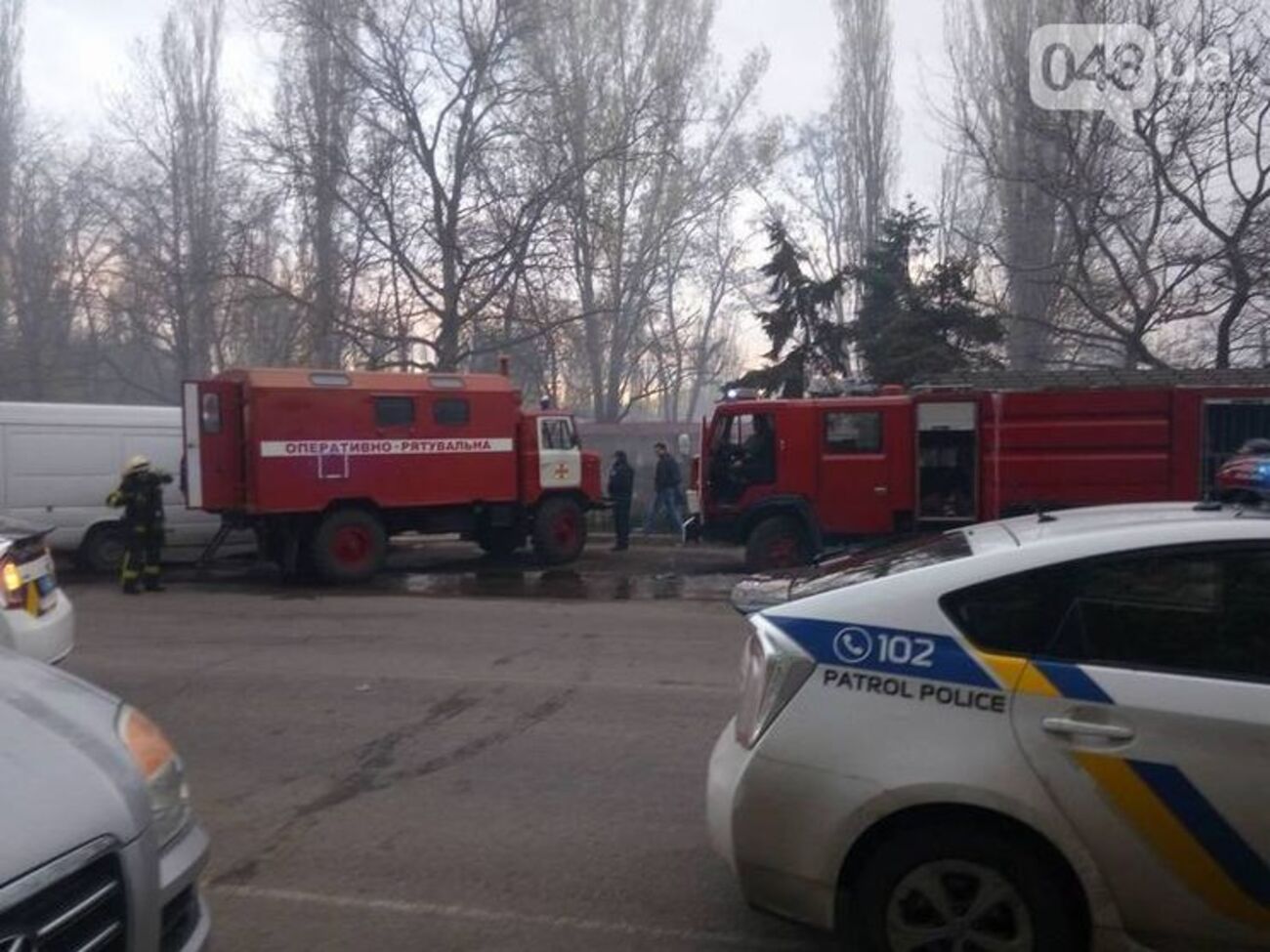 В Одессе горел рынок "Северный"