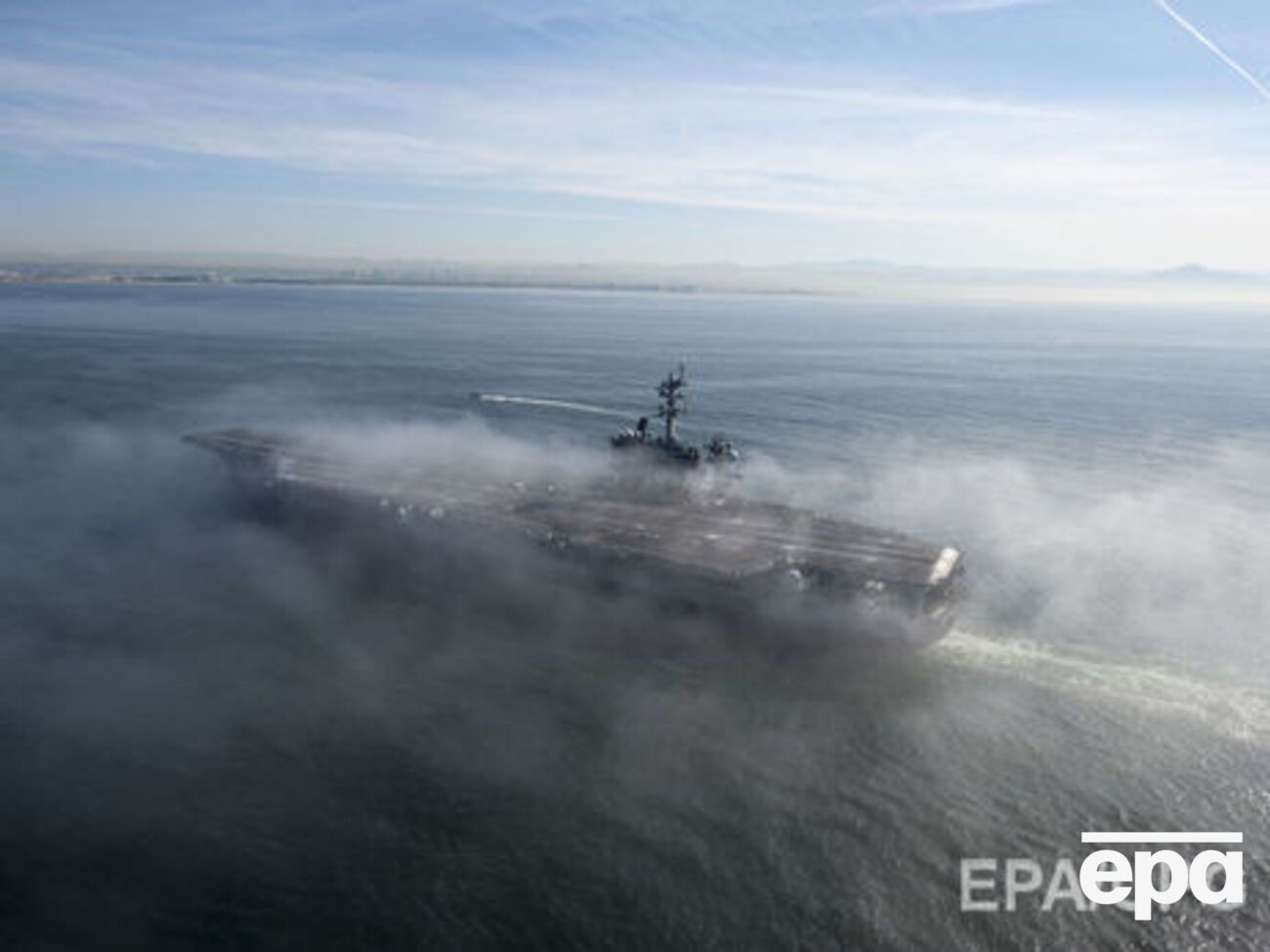 Авіаносець Carl Vinson наразі в акваторії Тихого океану поблизу Корейського півострова