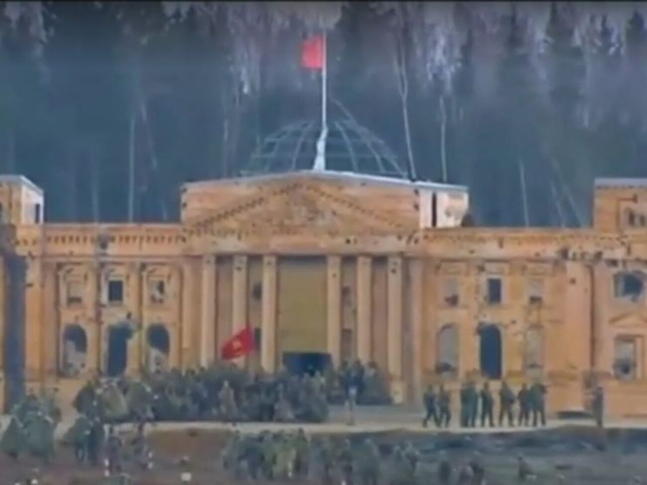 В России провели реконструкцию взятия Берлина