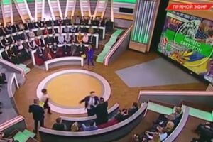 Бійка у студії російського каналу