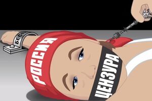 Согласно сюжету мультфильма, Россию усыпили иглой в виде телебашни Останкино