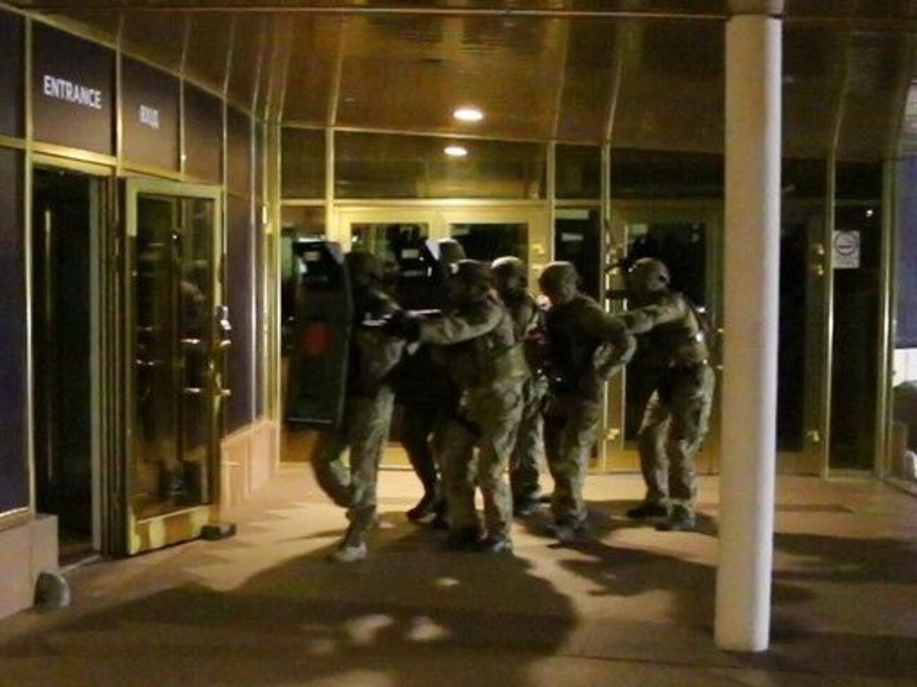 СБУ провела учения непосредственно на территории Международного выставочного центра