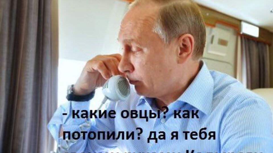 У соцмережах жартують стосовно того, що корабель з вівцями потопив судно ЧФ РФ