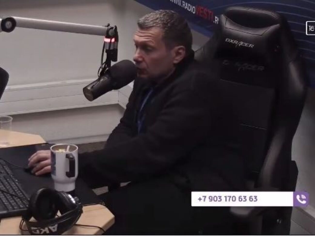 Владимир Соловьев:&nbsp;Главное &ndash;&nbsp;как русский танк увидишь, штанишки не забудь поменять