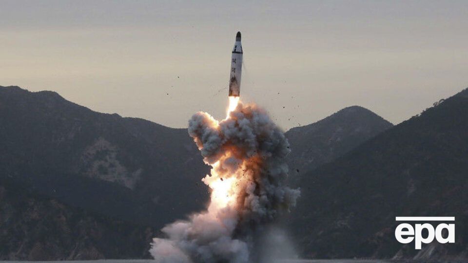 Ракета була запущена з району на північ від Пхеньяна
