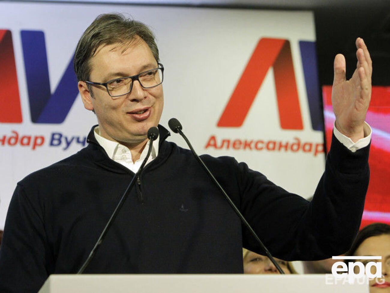 Вучич объявил о своей победе