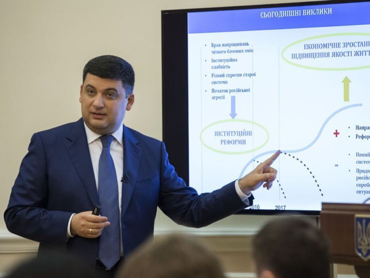 План действий Кабмина презентовал Гройсман