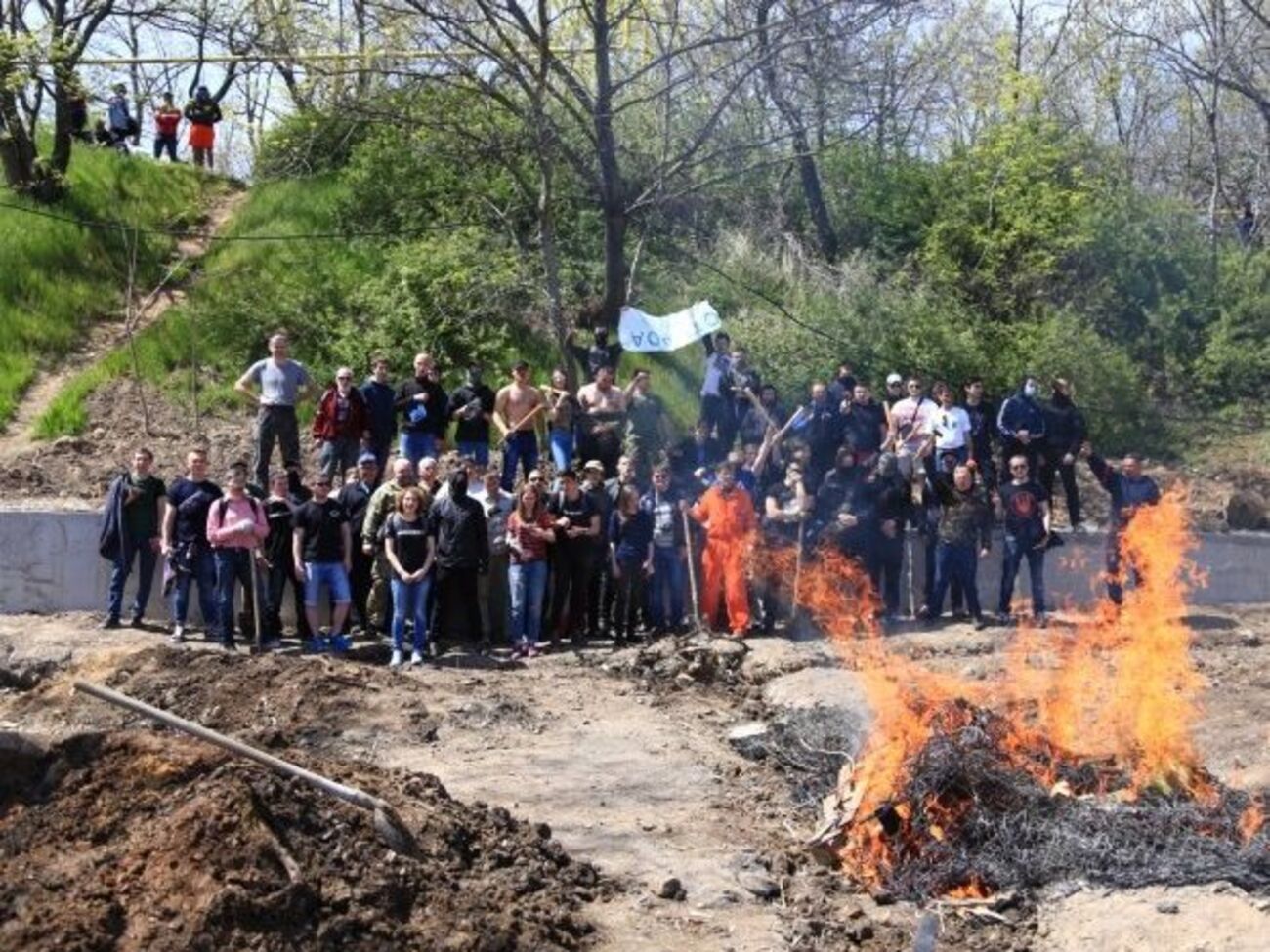 Акция в Одессе против строительства в пределах парковой и курортной зоны