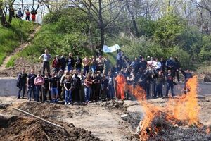 Акція в Одесі проти будівництва в межах паркової та курортної зони