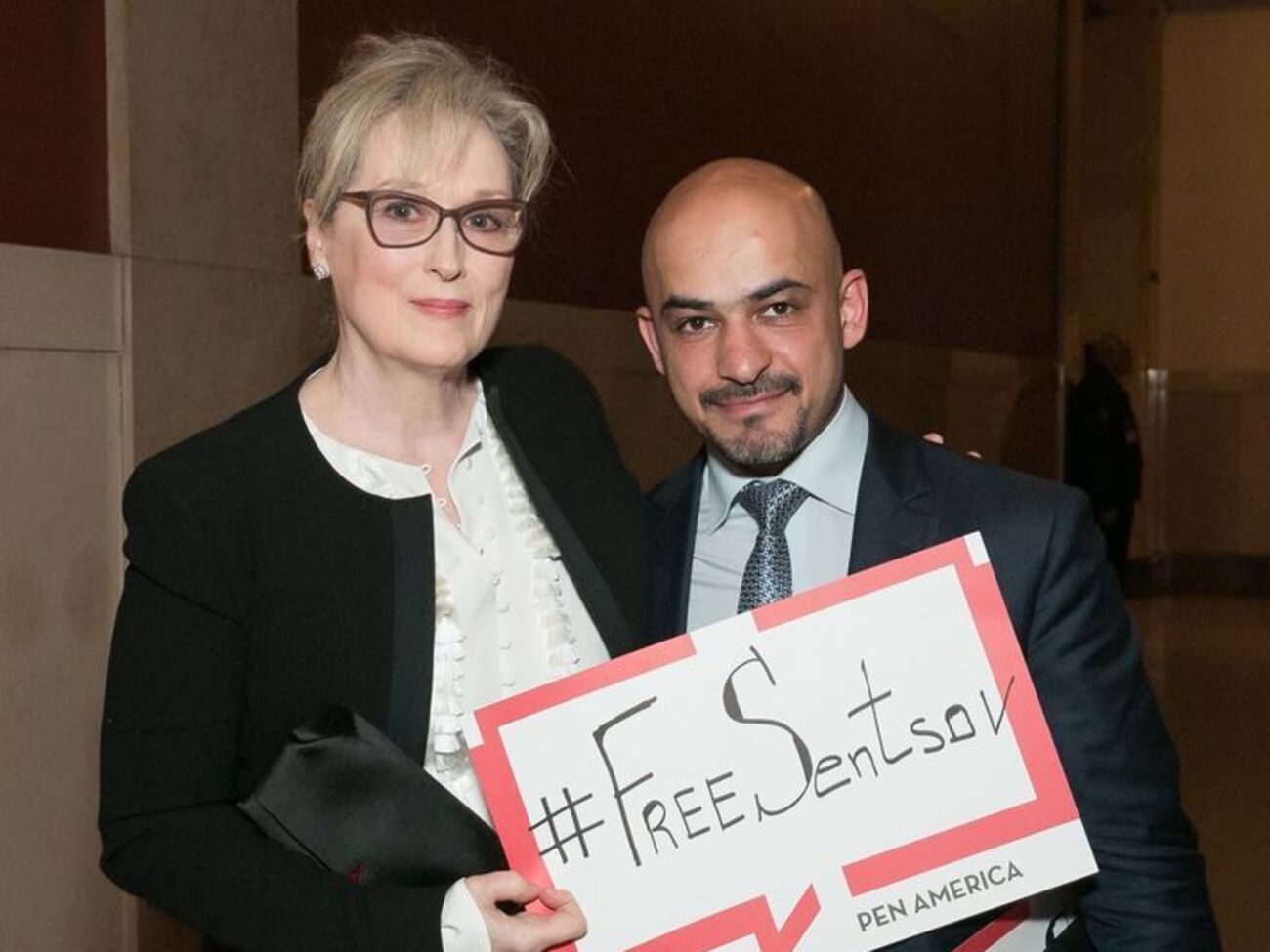 Найєм: Стріп погодилася сфотографуватися із закликом звільнити Сенцова без усяких застережень