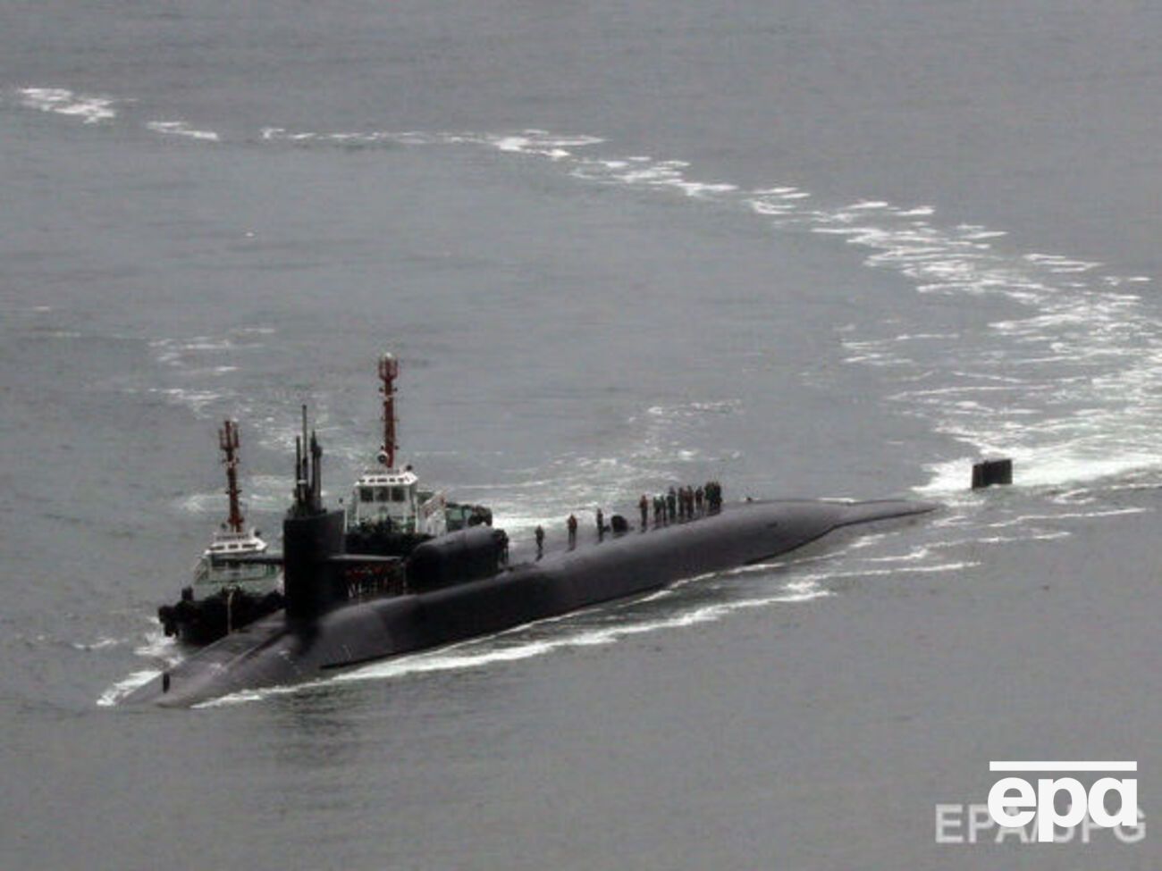 Подводная лодка Michigan вошла в южнокорейский порт Пусан
