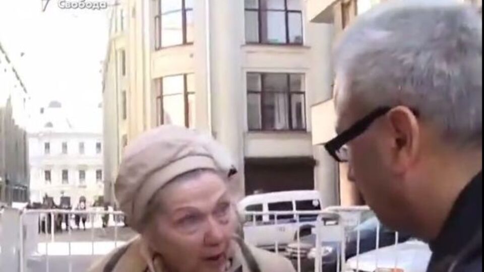 Тамара Михайловна: Я написала в письме: "Хватит, Путин, врать, воровать, воевать"