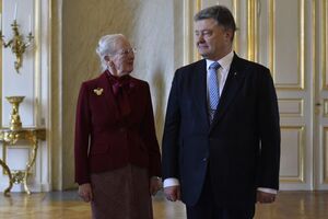Королева Дании Маргрете II приняла президента Украины Петра Порошенко
