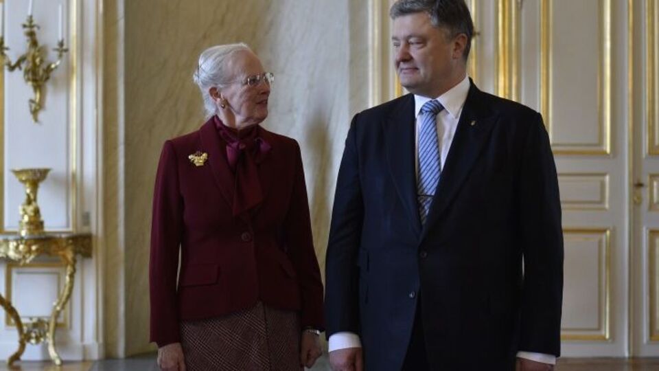 Королева Дании Маргрете II приняла президента Украины Петра Порошенко