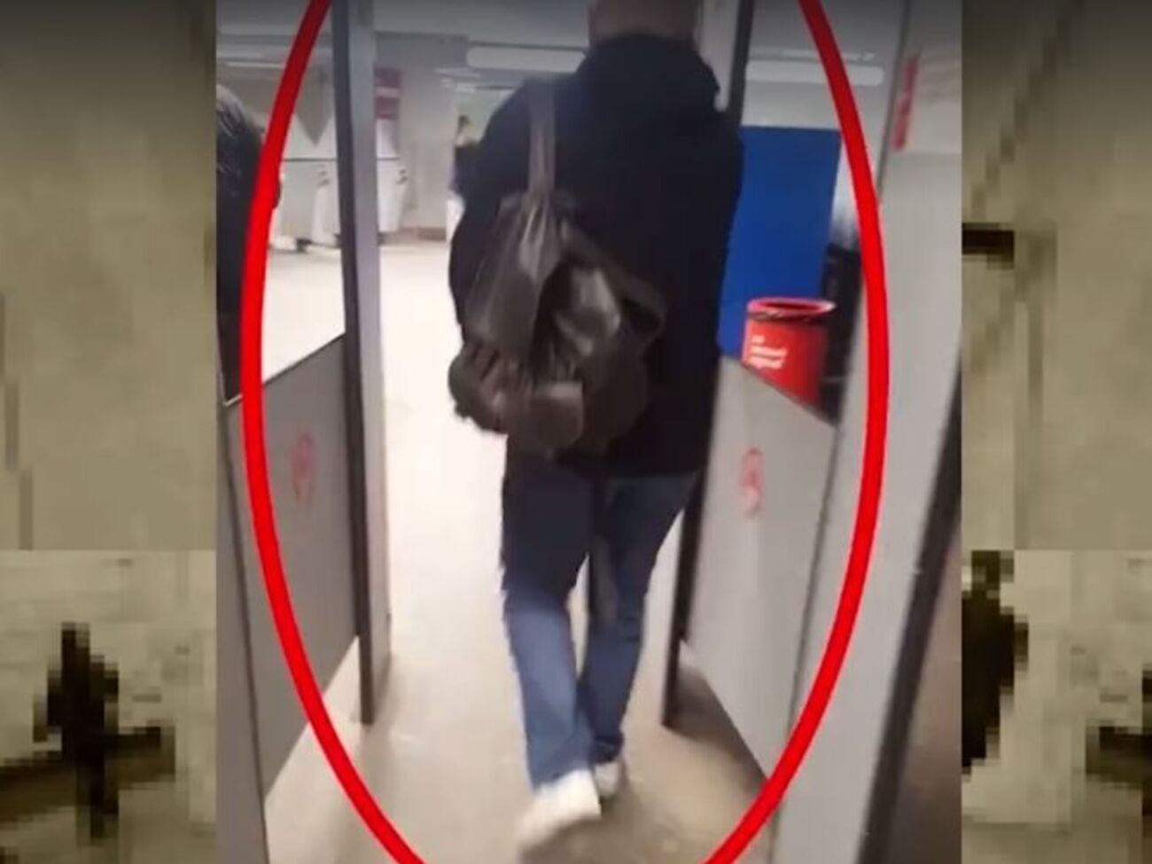 Рамка в метро не отреагировала на металл в сумке