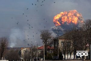 Пожар на складе могли спровоцировать гражданские